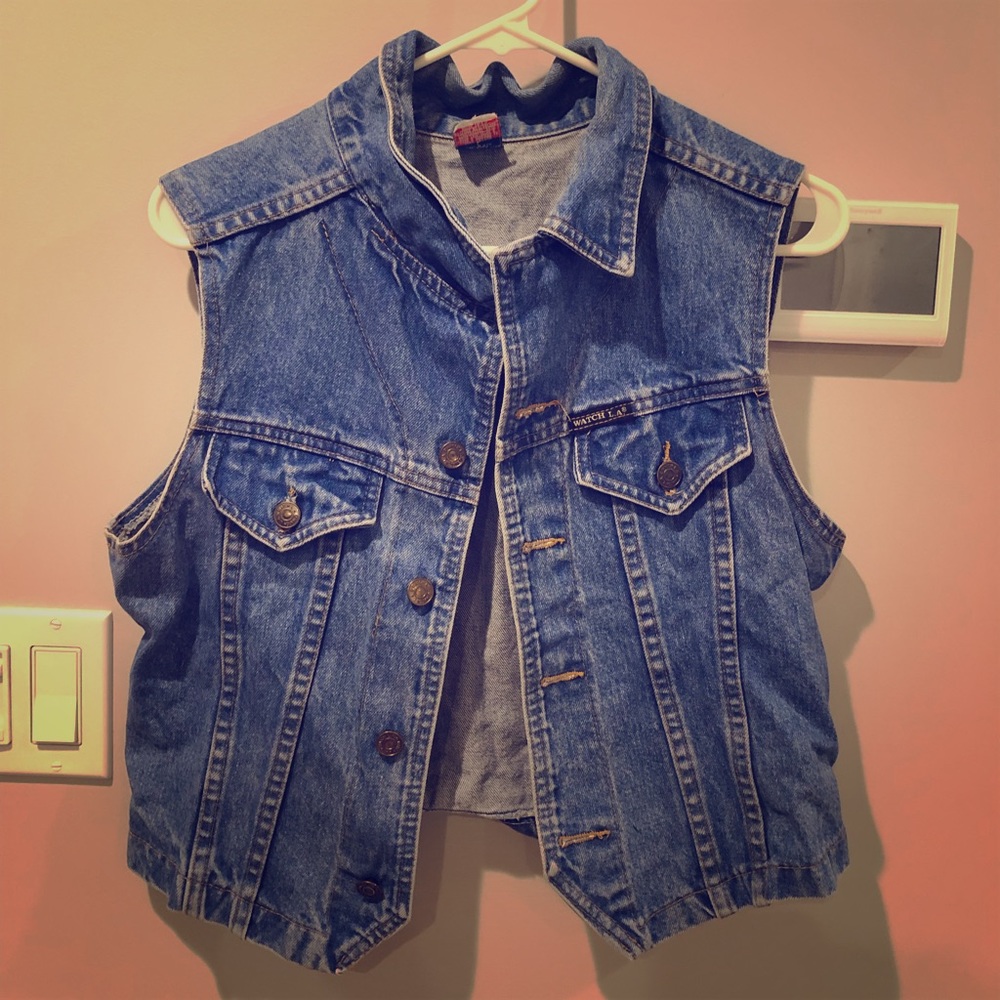 Vintage jean vest
